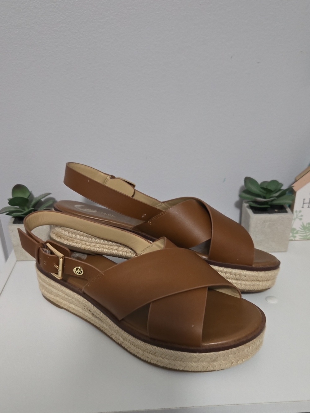 Michael Kors Cross Strap Sandals